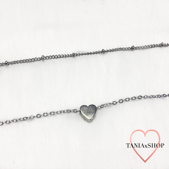 3/$20 Silver Heart Bracelet - Picture 3 of 4